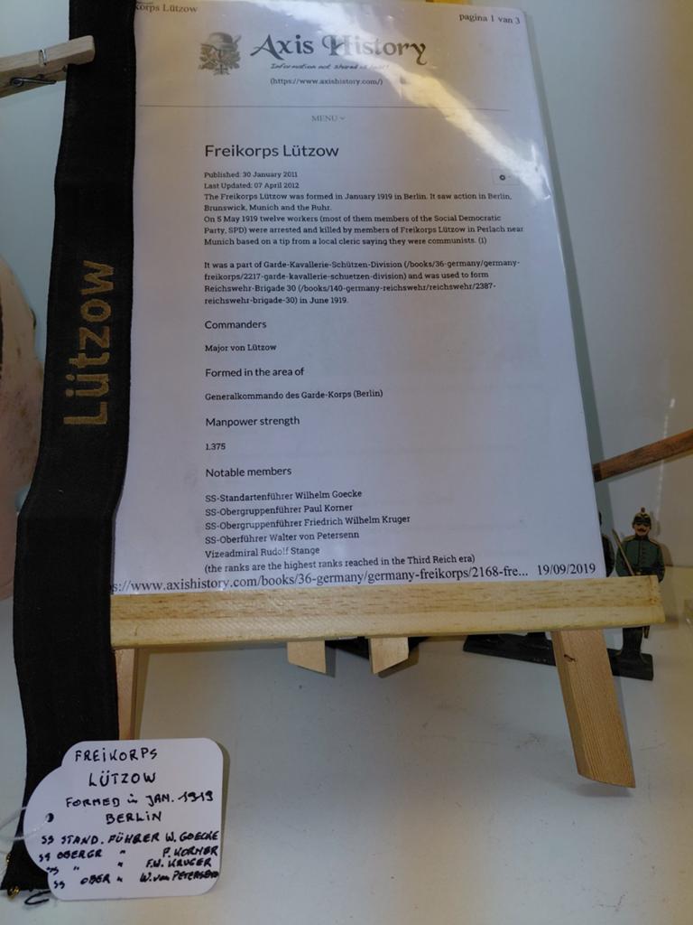 Freikorps Lutzow, Verzamelen, Militaria | Tweede Wereldoorlog, Verzenden