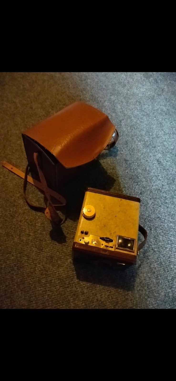 oude fotocamera, Ophalen