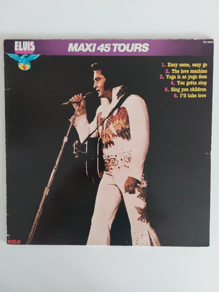 Elvis Presley - Easy Come, Easy Go (1979 - Maxi 45 tours), Enlèvement ou Envoi, Rock 'n' roll, Avec pochette intérieure, Utilisé