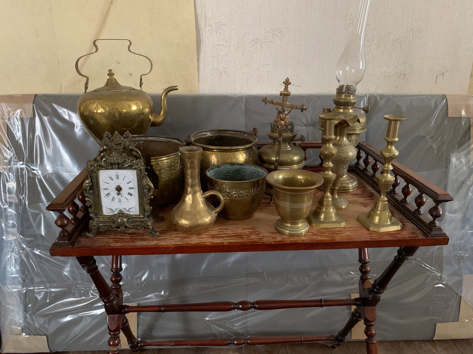 Garnitures anciennes en cuivre, Enlèvement, Cuivre