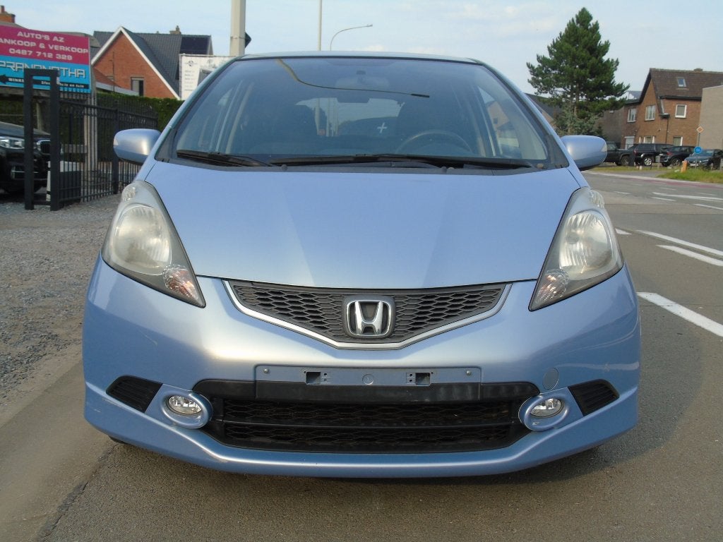Honda Jazz 1.4i -VTEC *2010 **Airco*AUTOMAAT, Zwart, 4 cilinders, Blauw, 5 zetels