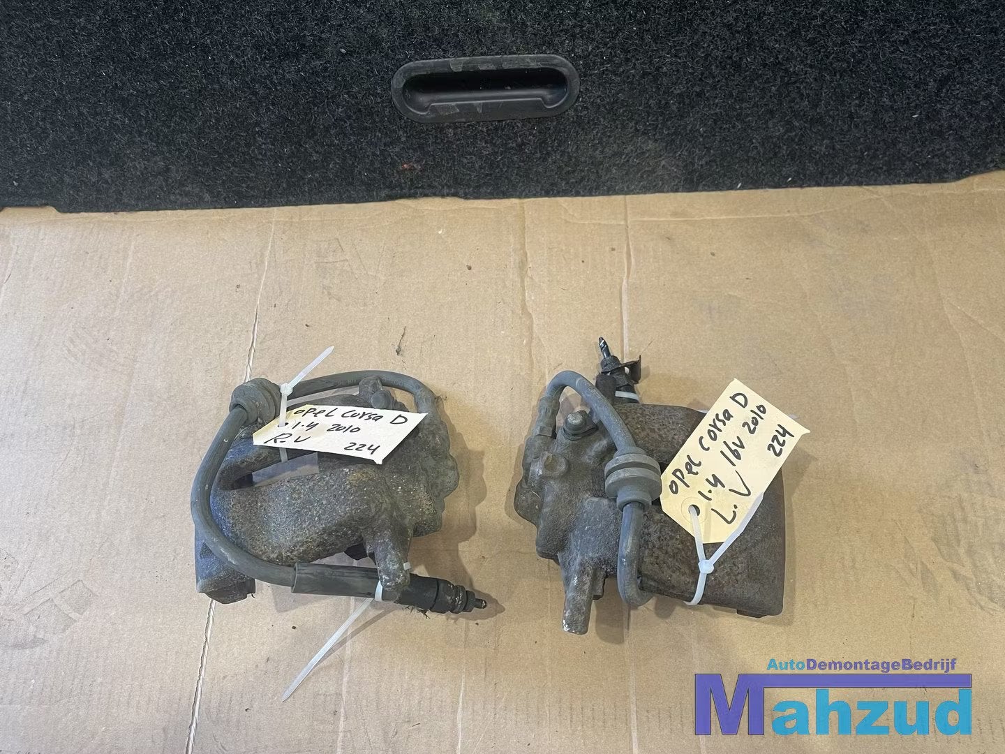 OPEL CORSA D Links rechts voor remklauw remtang, Gebruikt, Opel Automobile GmbH, Kontakt@opel-infoservice.de, Opel