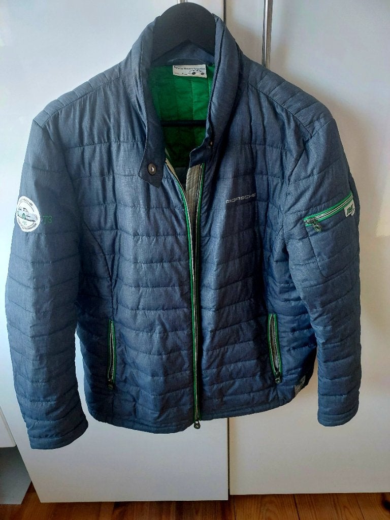 Porsche damesjack, Kleding | Dames, Jassen | Winter, Verzenden, Gedragen, Maat 42/44 (L), Grijs