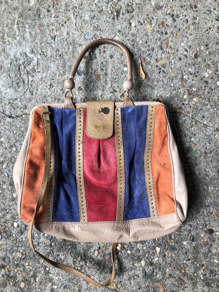 Handtas pepe jeans leder, Ophalen of Verzenden, Gebruikt, Handtas