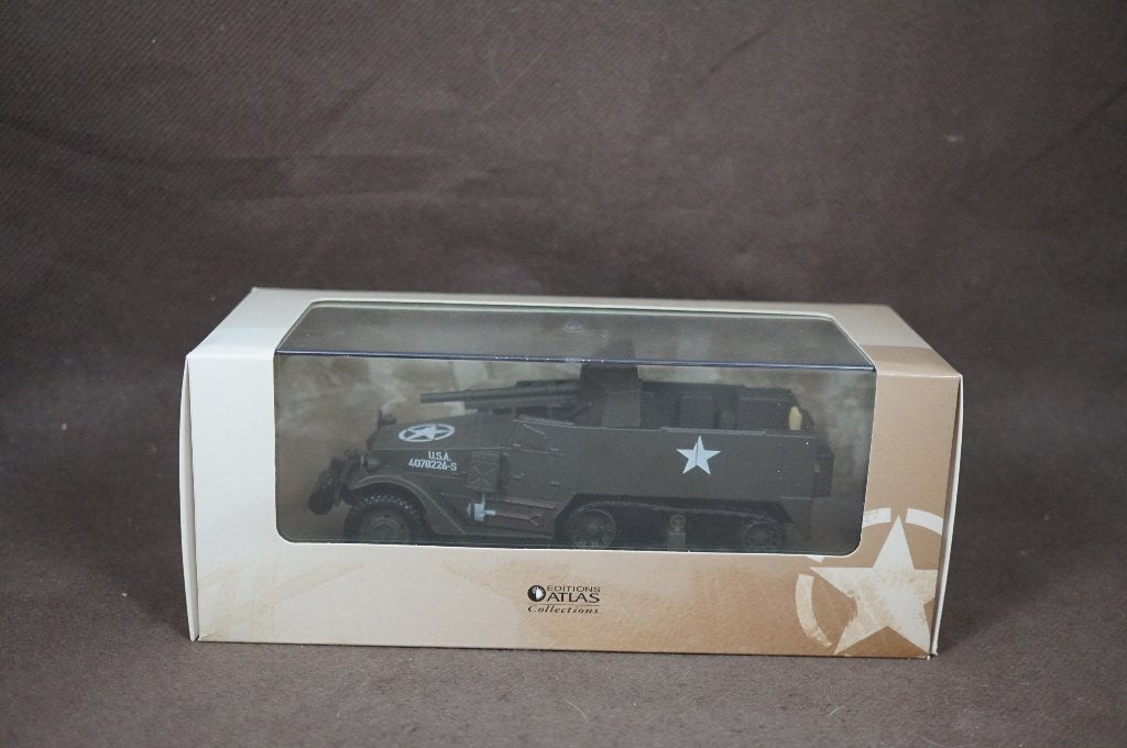 Half-track Atlas M3 avec canon de 75 mm - 1/43 - TOP, Enlèvement ou Envoi, Comme neuf