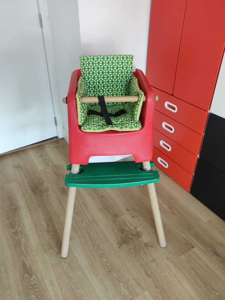 Kinderstoel Frits, Enlèvement, Comme neuf, Chaise évolutive, Ceinture(s)