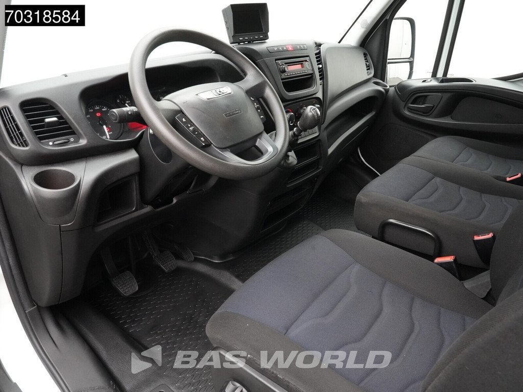 Iveco Daily 35C14 1000KG Laadklep 233cm Hoog Zijdeur Dubbell, Auto's, Stof, Euro 6, Iveco, Wit