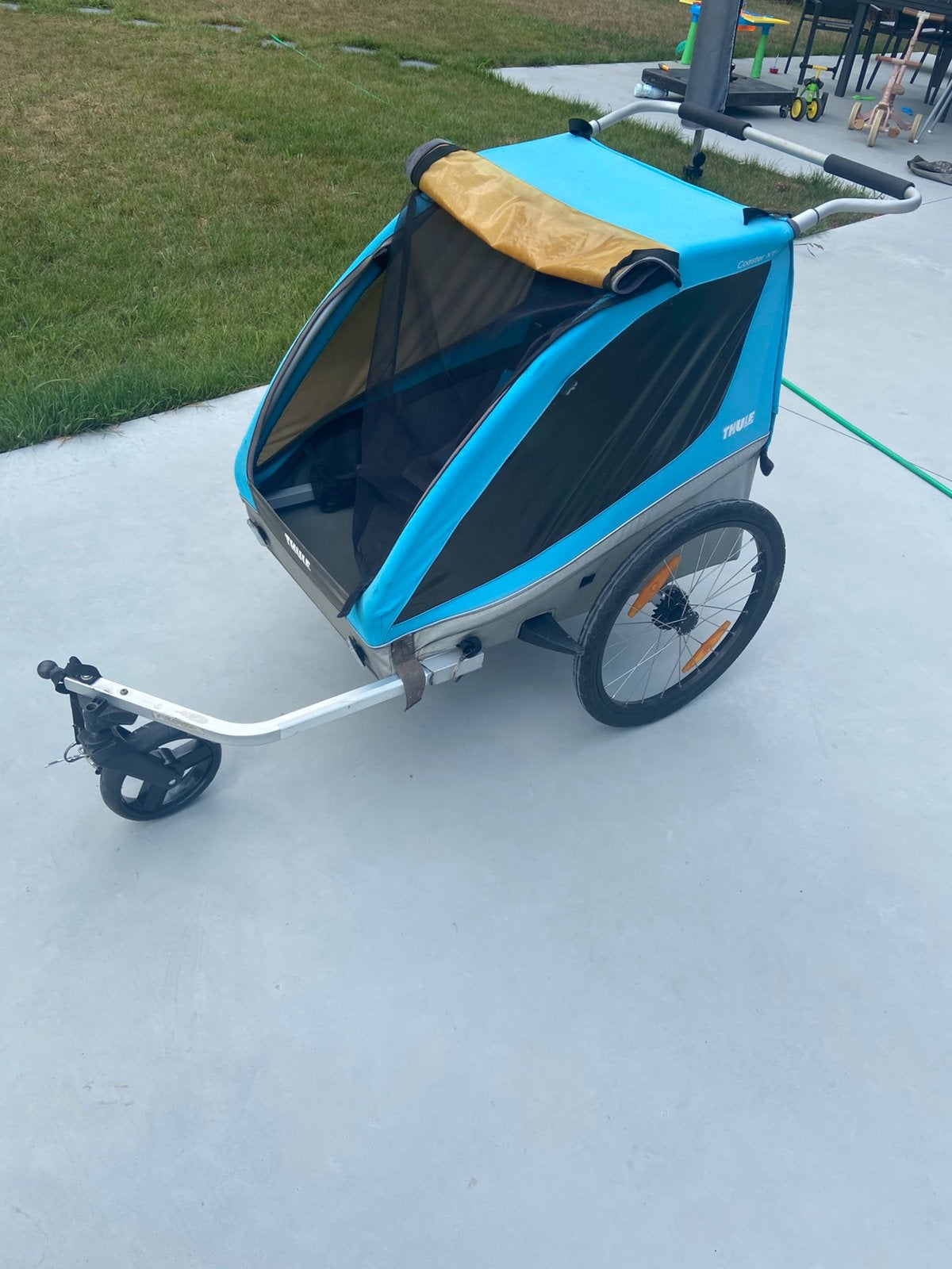 Thule xt coaster, Ophalen, Gebruikt, Kinderkar, Opvouwbaar