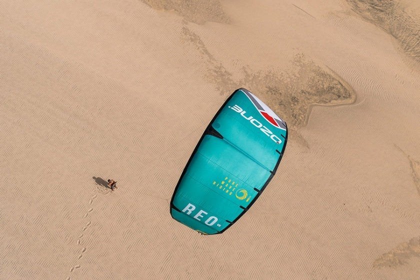 Ozone Reo in perfecte staat!, Watersport en Boten, Ophalen of Verzenden, Zo goed als nieuw, 9 m², Kite