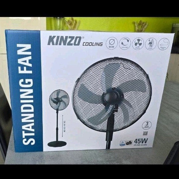 Ventilateur sur pieds reglabe en hauteur super silencieux, Electroménager, Enlèvement, Neuf, Ventilateur de trépied