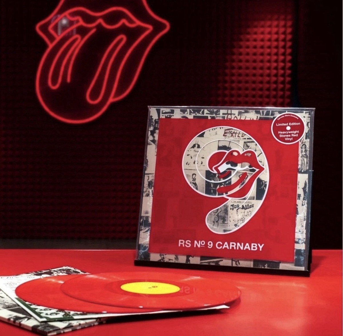 Rolling Stones Exile On Main St Carnaby Red Vinyl 2LP No. 9, Ophalen of Verzenden, 12 inch, Nieuw in verpakking, Poprock