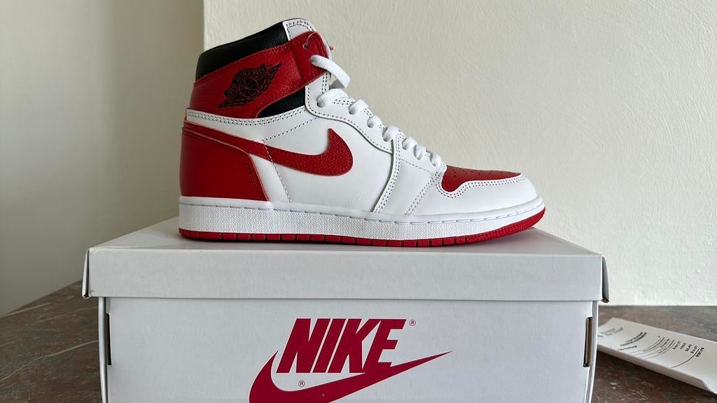 Air Jordan 1 retro high - White/uni red, Ophalen, Nieuw