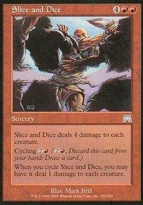 Slice and Dice - ONS - MTG - GD OF EX, Hobby en Vrije tijd, Verzamelkaartspellen | Magic the Gathering, Ophalen of Verzenden