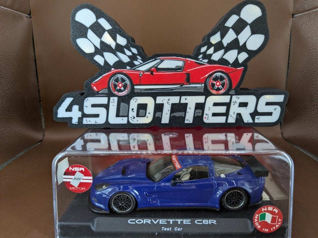 NSR Chevrolet Corvette C6R Blue Test Car NSR1077AW, Ophalen of Verzenden, Gebruikt, Auto, Overige merken