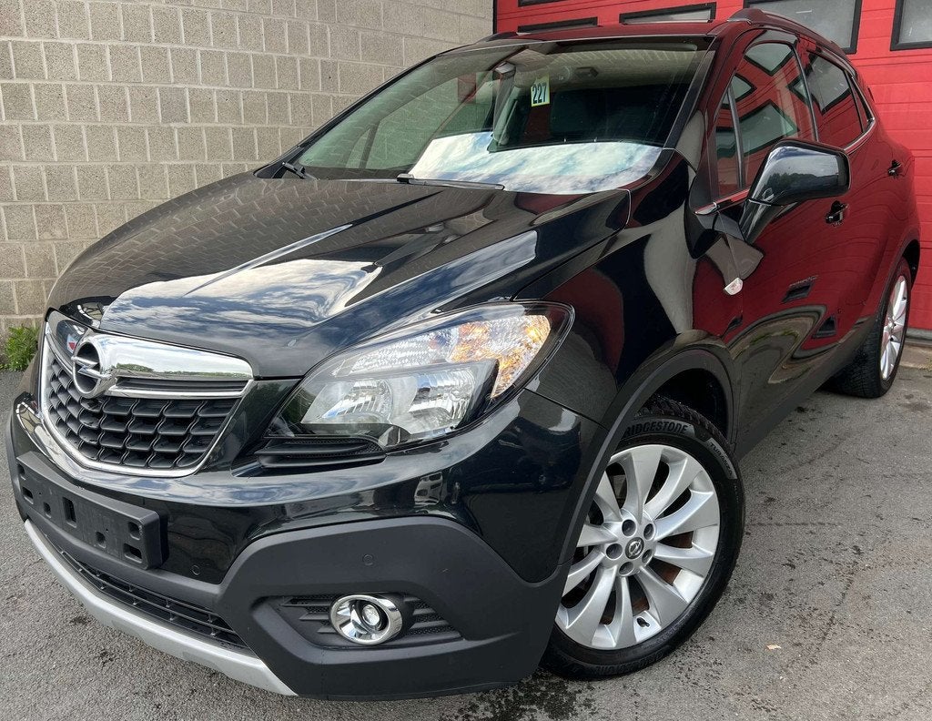 Opel Mokka 1.6i 4x2 Cosmo + CAR-PASS + CAMÉRA + NAVI + CUIR, Achat, Euro 6, Entreprise, Noir