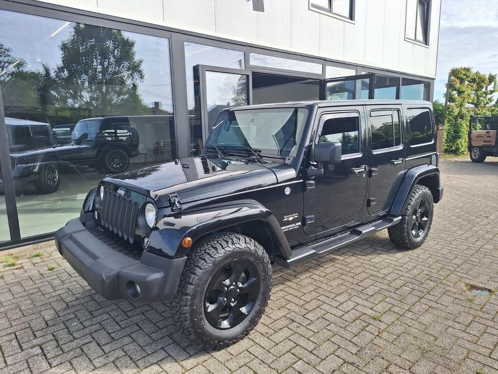 Jeep Wrangler 2.8crd Sahara E6, Cuir, Achat, Entreprise, Noir