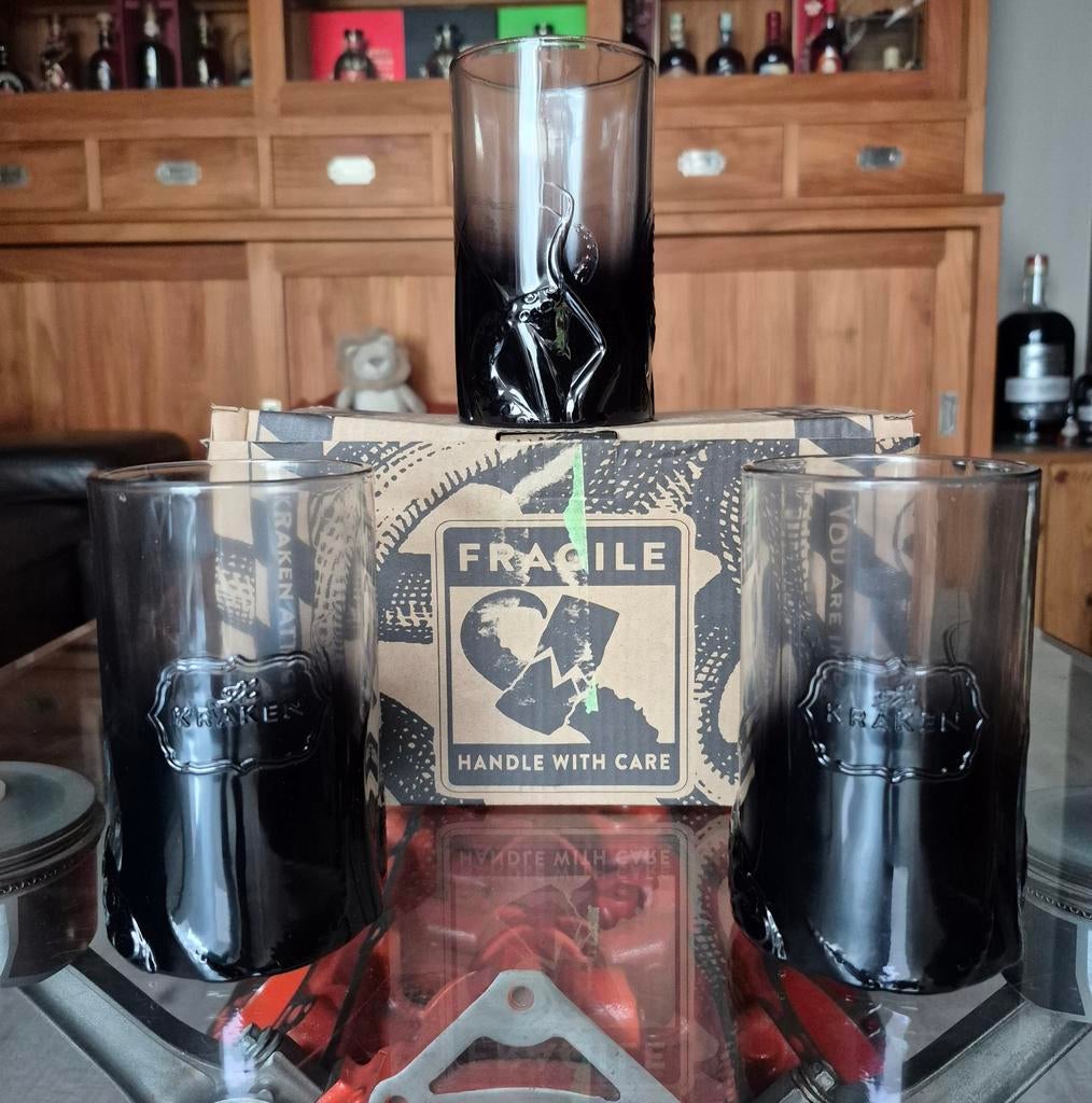 Kraken limited edition glazen set, Ophalen of Verzenden