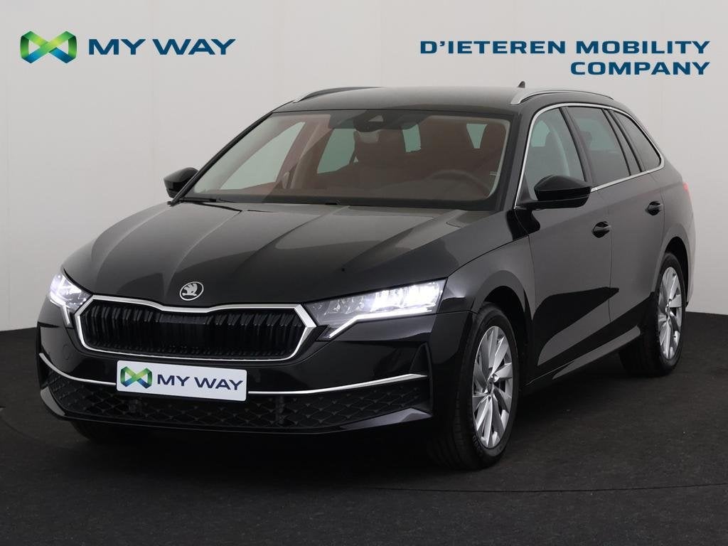 Skoda Octavia Combi Octavia Combi 1.5 TSI eTec MHEV Corporat, Auto's, Automaat, Zwart, Break, 117 g/km