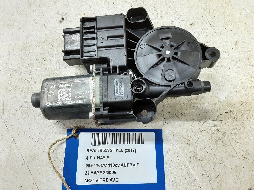 MOTOR RAAMMECHANIEK RECHTS VOOR Ibiza V (KJB) (2Q1959406C), Gebruikt, Voor, Seat