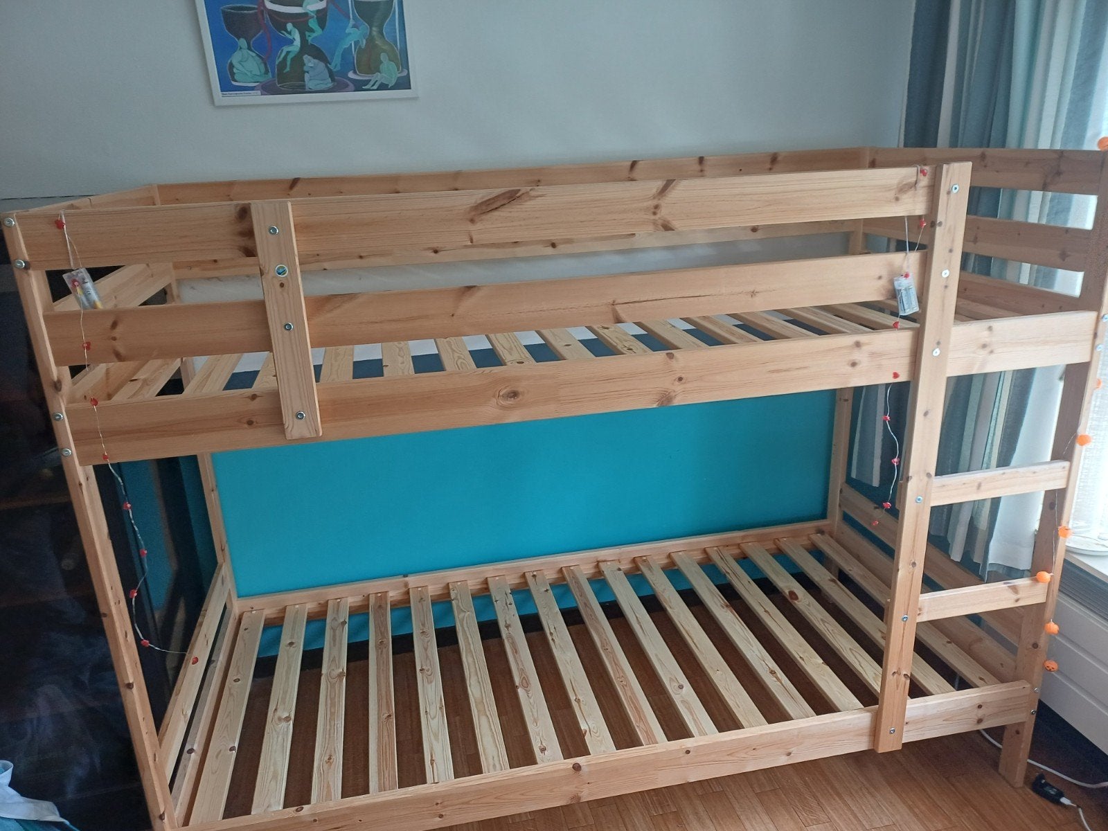 Houten stapelbed geraamte, Ophalen, Stapelbed