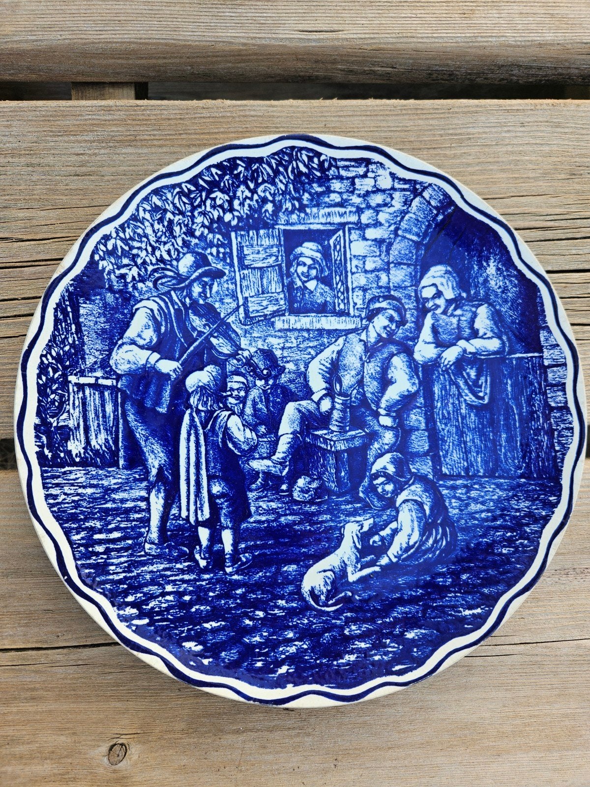 Delfts blauw bord, Ophalen of Verzenden
