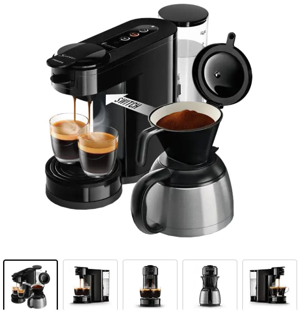 senseo switch, Comme neuf, Café moulu, 4 à 10 tasses, Enlèvement