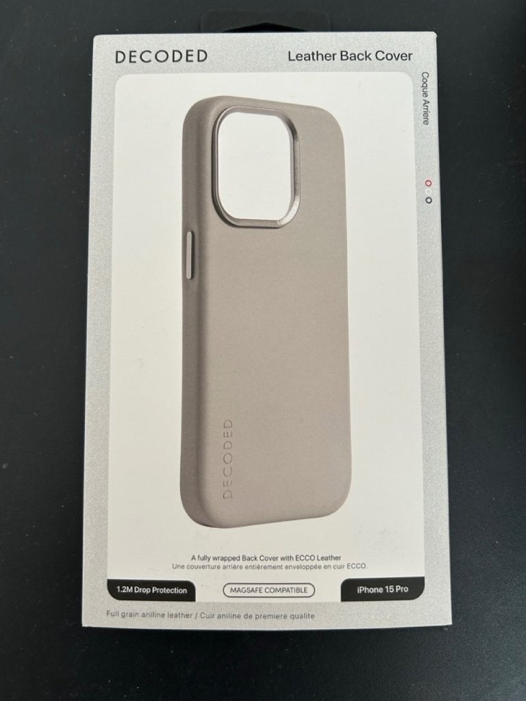 iPhone 15 Pro MagSafe leather case, Ophalen of Verzenden, MagSafe, IPhone 15 Pro