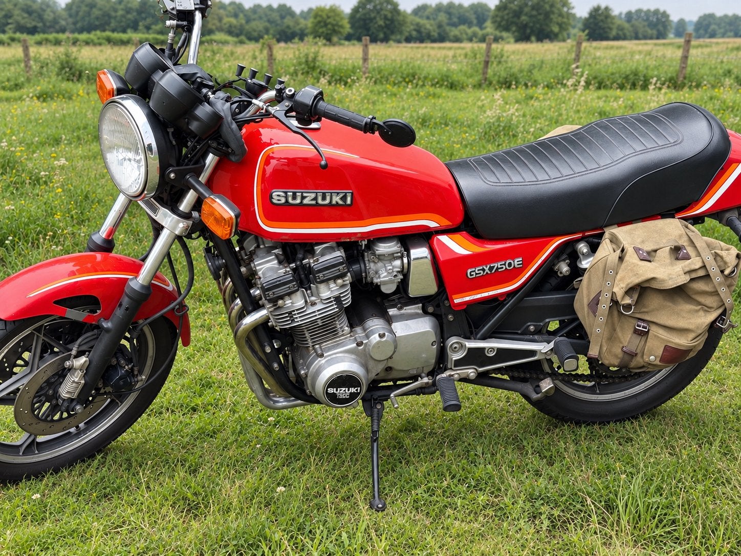 Oldtimer suzuki gsx 750e 1982, Motoren, 4 cilinders, Toermotor, Handgeschakeld, 747 cc