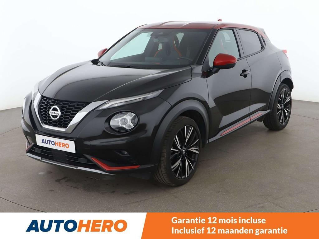 Nissan Juke 1.0 DIG-T N-Design (bj 2021, automaat), Auto's, 118 g/km, Gebruikt, Euro 6, Parkeercamera