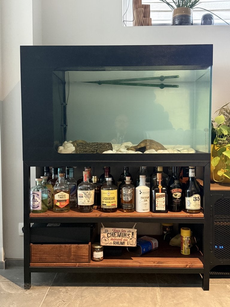 aquarium, Animaux & Accessoires, Enlèvement, Couvercle inclus, Comme neuf, Aquarium vide