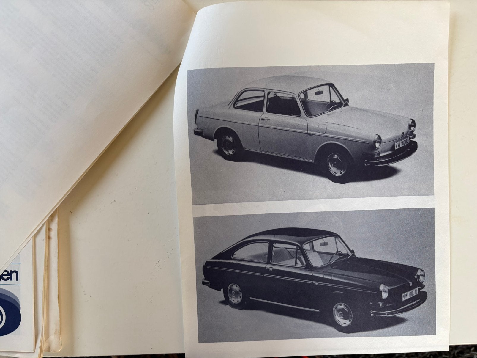 VW TYPE 3 Document d'Ieteren 1968 verzamelaar, Ophalen of Verzenden, Zo goed als nieuw, Auto's