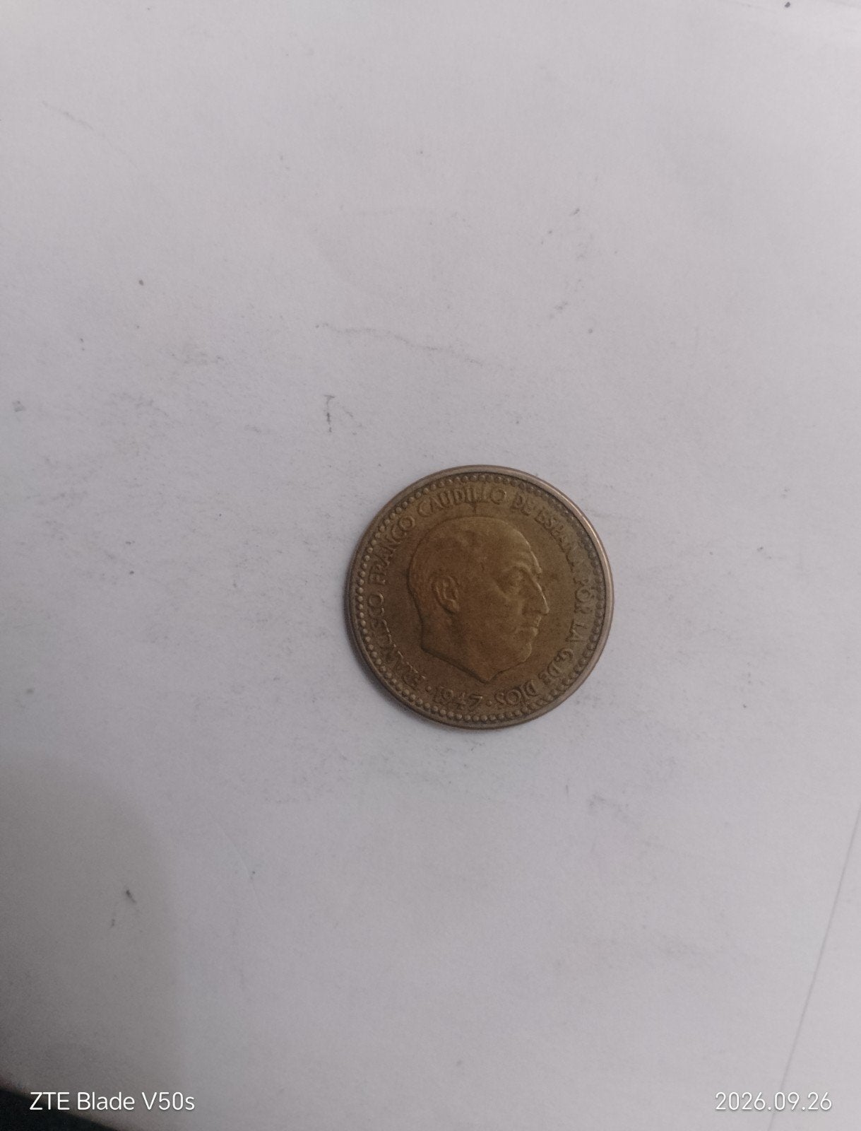 pièce de monnaie espagnole, Timbres & Monnaies, Enlèvement ou Envoi