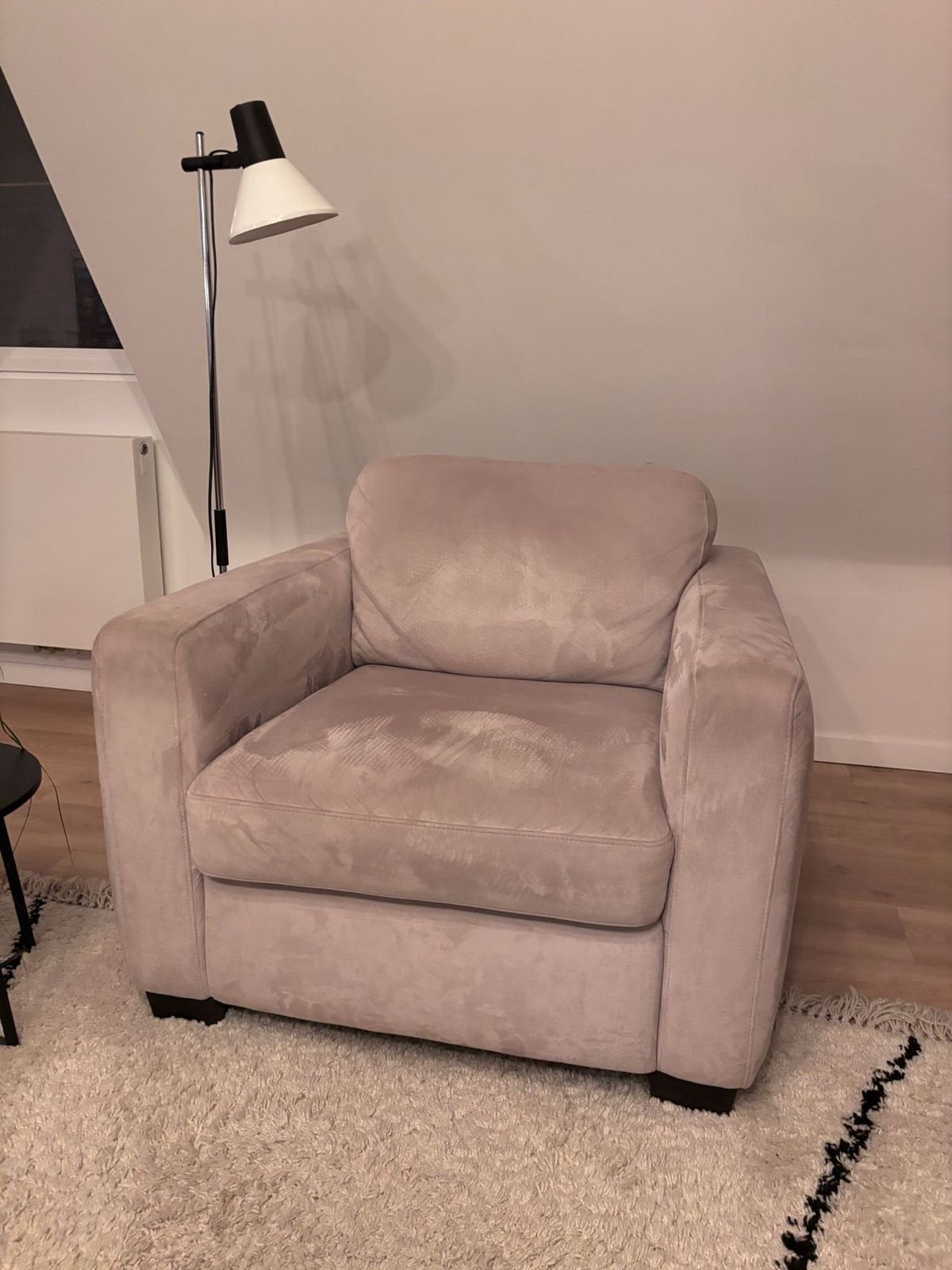 Velvet eenzit, Huis en Inrichting, Ophalen, Gebruikt, Eenpersoons