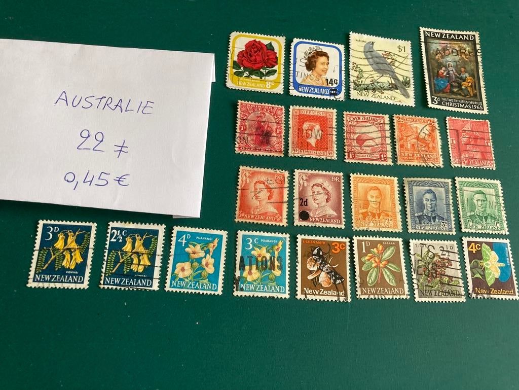 Lot postzegels Australië, Ophalen of Verzenden, Gestempeld