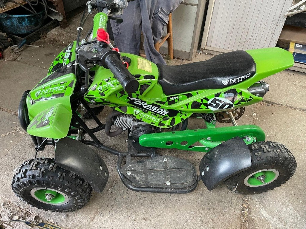 kinderquad, Motoren, Quads en Trikes, 1 cilinder, 49 cc, 11 kW of minder