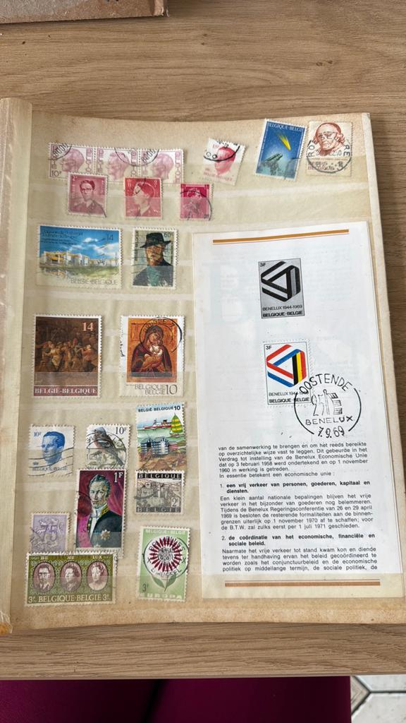 Oostende Benelux set postzegels, Ophalen