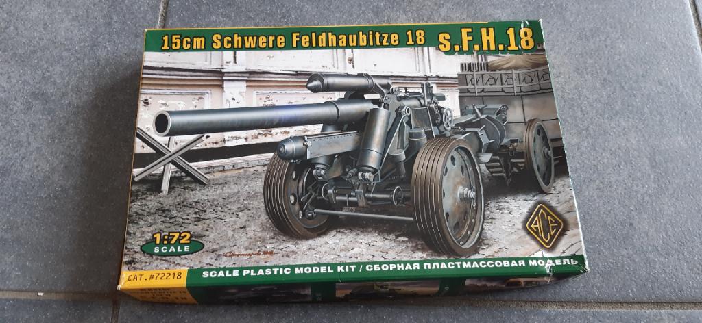 Modelbouw ACE 1/72 15cm Schwere... €15, Enlèvement, Neuf