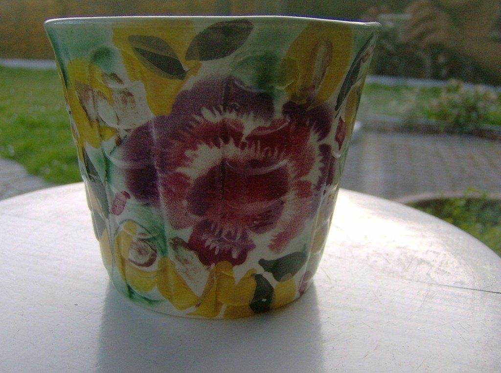 Bloempot - Retro - Origineel - 12 cm, Tuin en Terras, Bloempotten, Ophalen