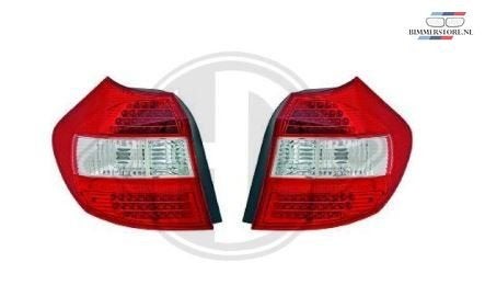 Achterlicht design set Led wit rood BMW 1 serie E87 1280995, -, Utilisé, -, Enlèvement ou Envoi