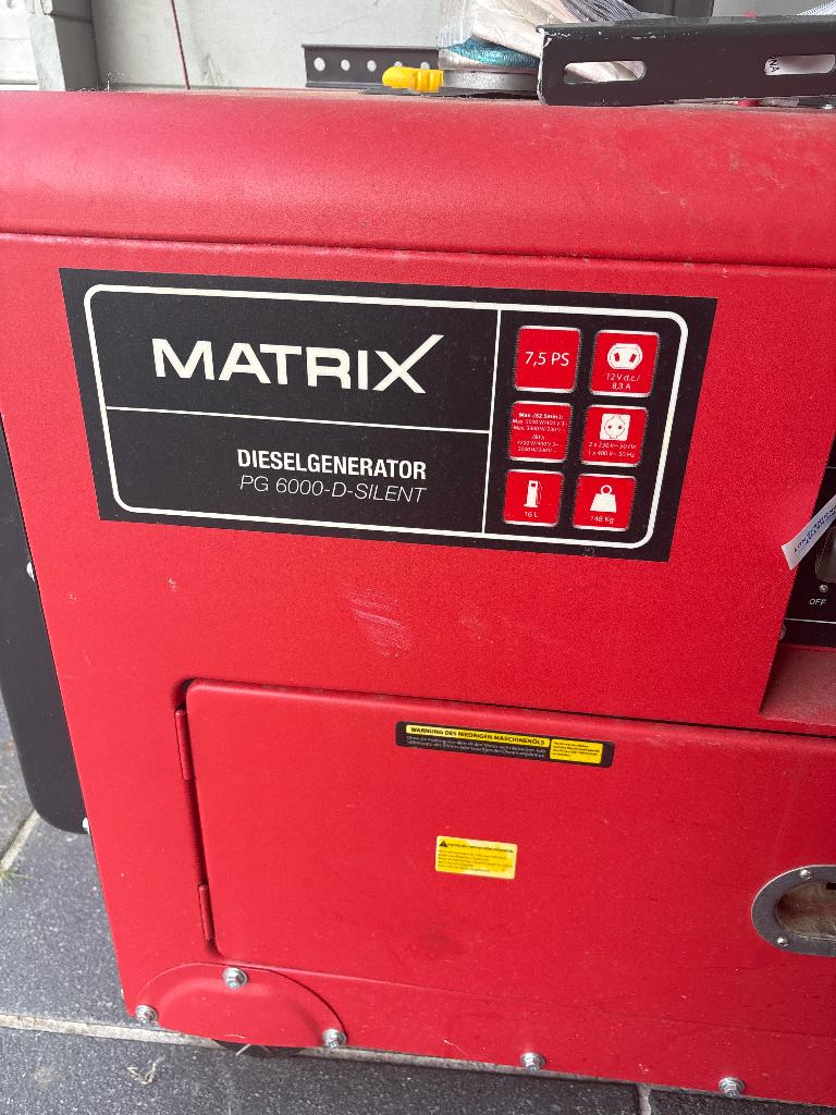 Stroomgroep, Ophalen, Dieselolie, Geluidgedempt, Nieuw