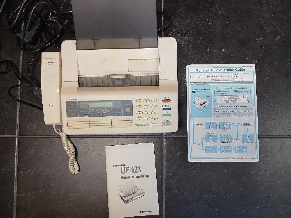téléphone télécopieur Panasonic UF-121, Télécoms, Enlèvement, Utilisé, Combiné Téléphone Fax