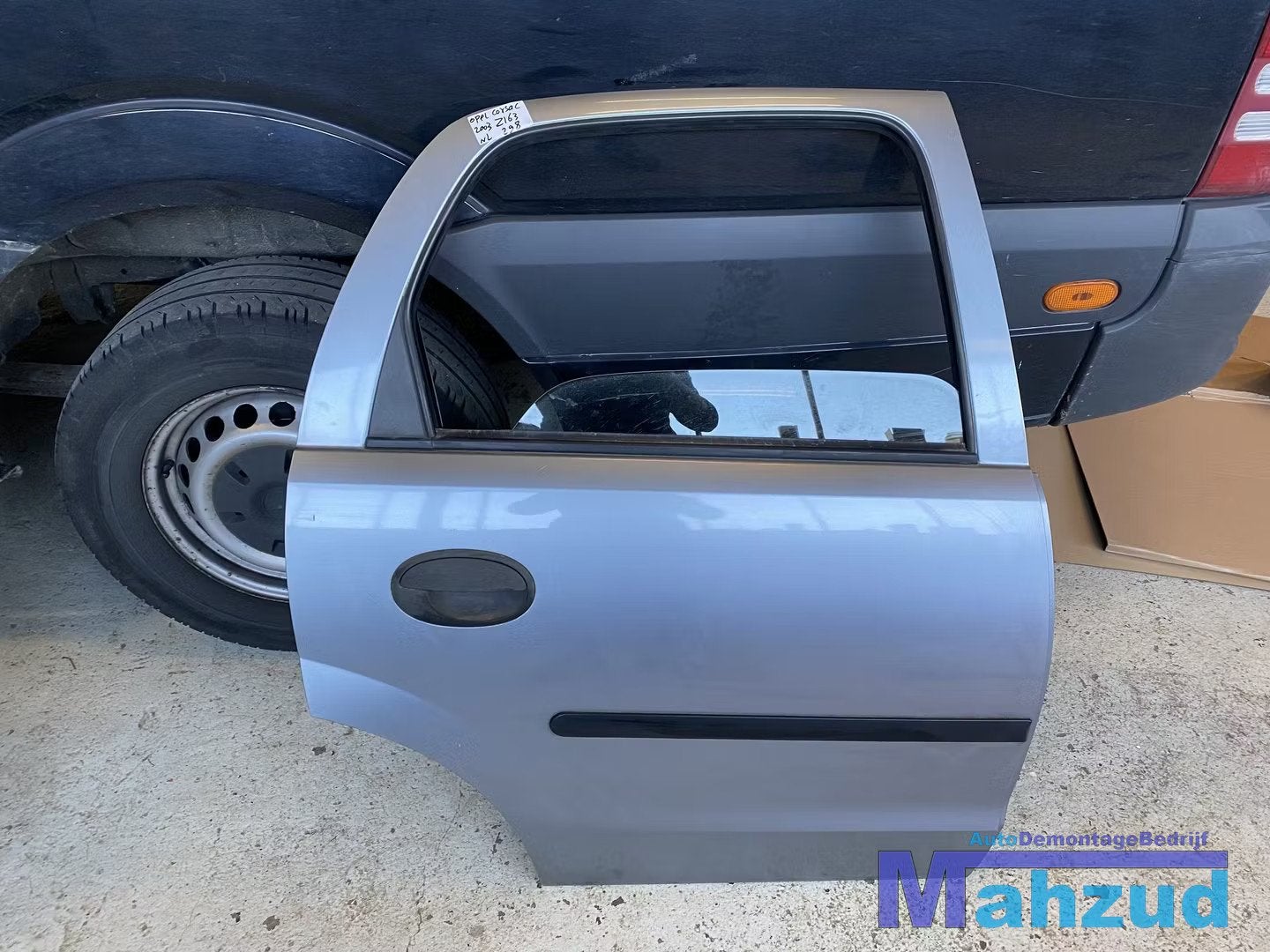 OPEL CORSA C Grijs Z163 Rechts rechter achter deur portier, Auto-onderdelen, Gebruikt, Deur, Kontakt@opel-infoservice.de, Opel