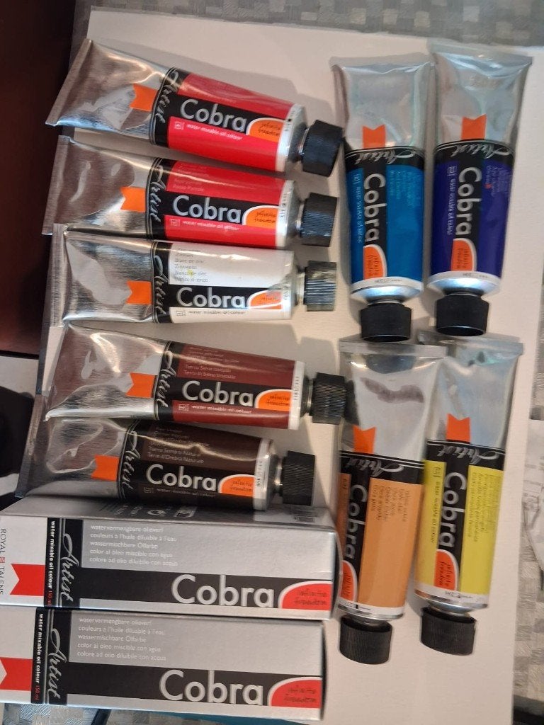 wateroplosbare verf artiestenkwaliteit Cobra, Ophalen, Zo goed als nieuw, Overige typen