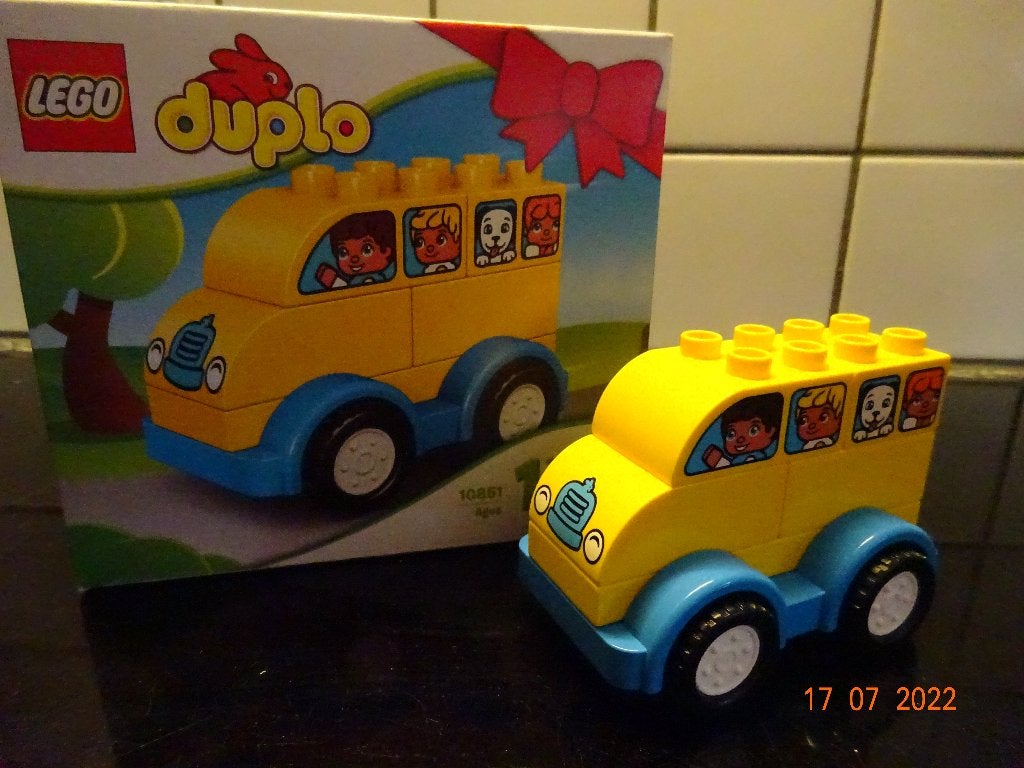 DUPLO Mijn Eerste Bus - 10851*VOLLEDIG*PRIMA STAAT*, Kinderen en Baby's, Ophalen of Verzenden, Duplo
