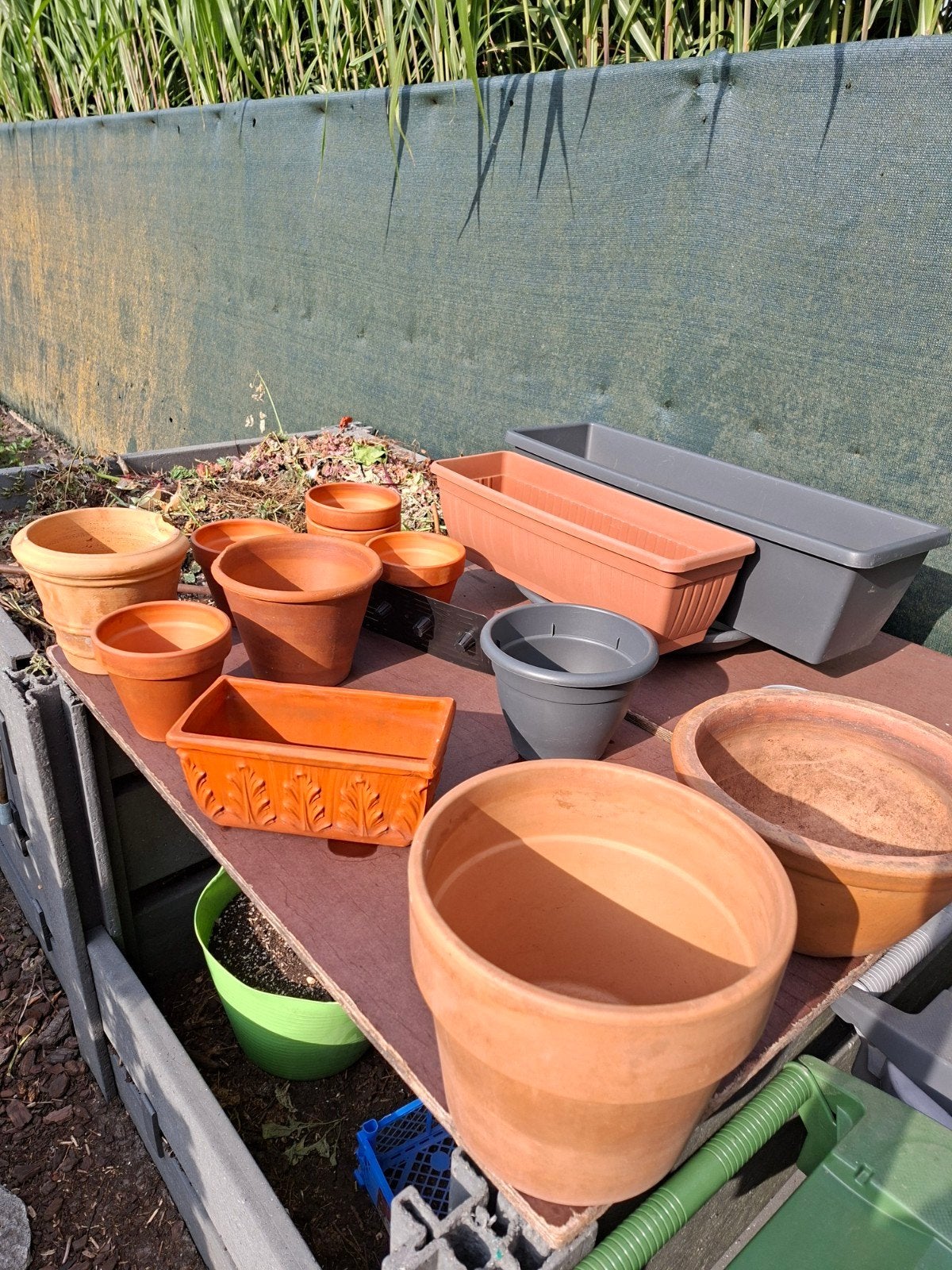 Pots de fleurs en terre cuite, Jardin & Terrasse, Enlèvement