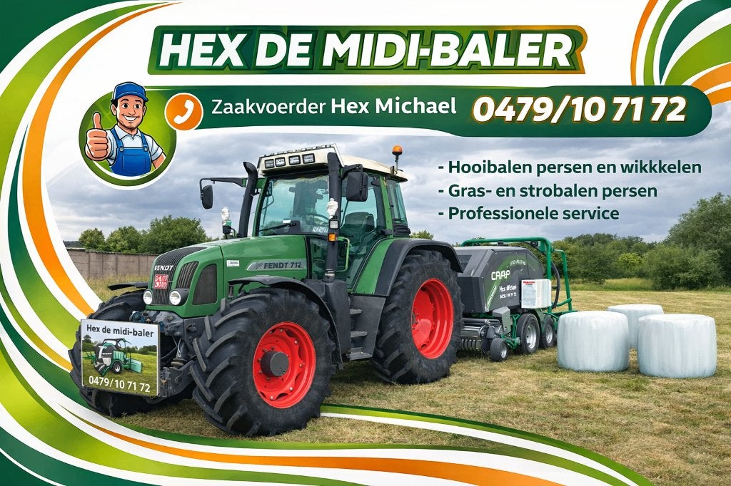 midibalen persen, Ophalen