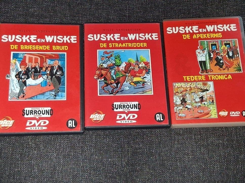 dvd's Suske en wiske tekenfilms, Cd's en Dvd's, Europees, Tekenfilm, Alle leeftijden, Nederlands