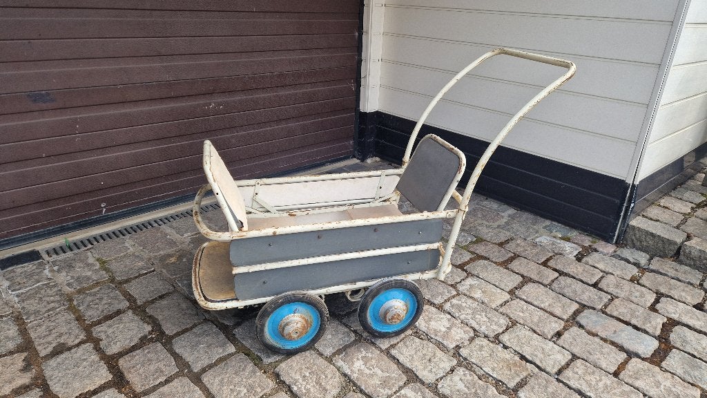 Antieke tweeling kinderwagen, vermoedelijk Torck, Ophalen
