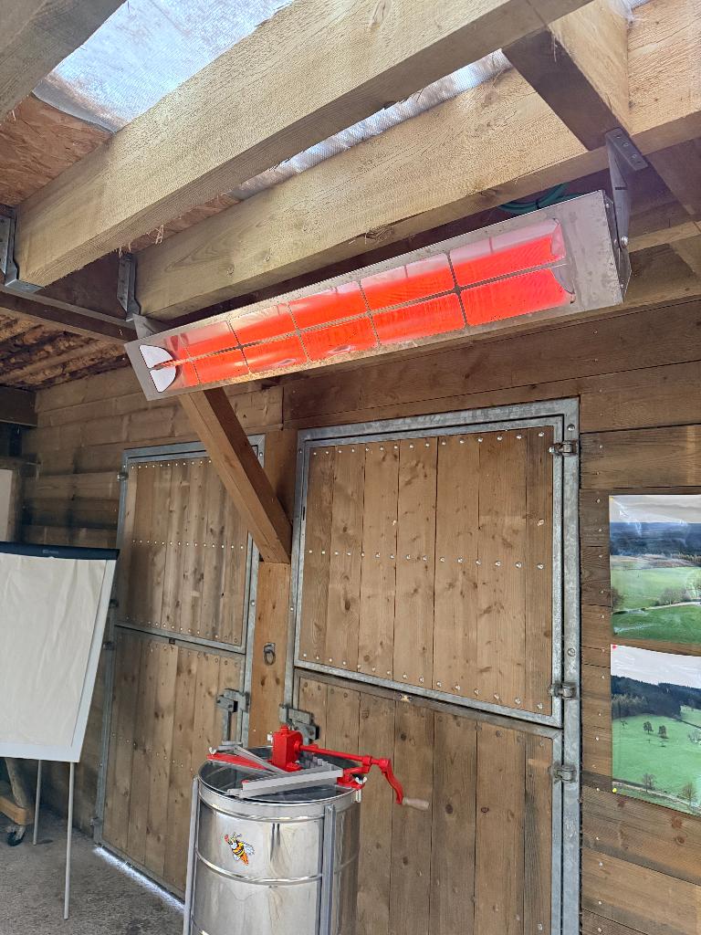Chauffage infrarouge professionnel - lampe chauffante IR, Enlèvement