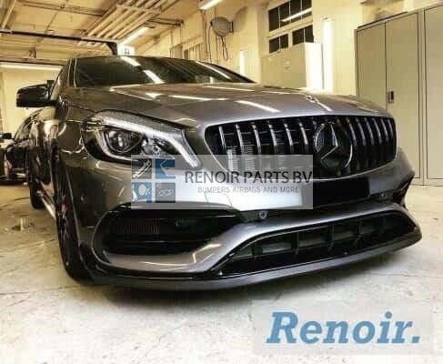 W176 OMBOUW GT PANANERICANA GRILL MB A Klasse Glans zwart, Gebruikt, -, -, Ophalen of Verzenden
